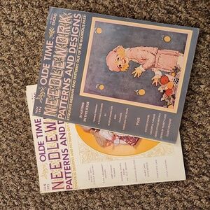 Vintage Olde Time Needlework Patterns and Designs Magazines